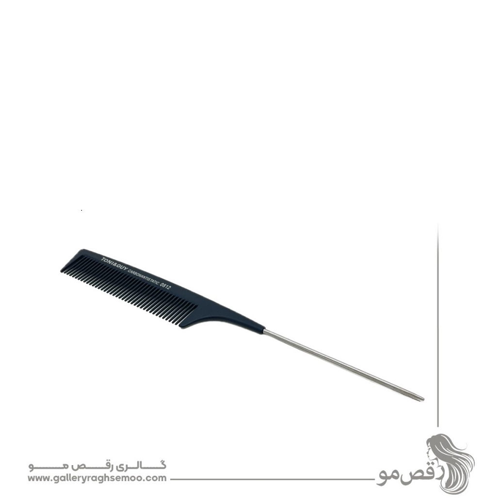تصویر شانه دم باریک فلزی تونی اند گای | ضد حرارت و ابزار حرفه‌ای تقسیم مو 
